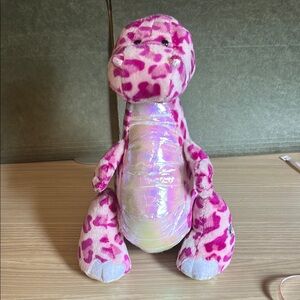 Pink and White Dinosaur webkinz spotty dinosaur